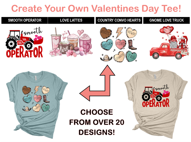 Create-Your-Own Valentines Day Apparel