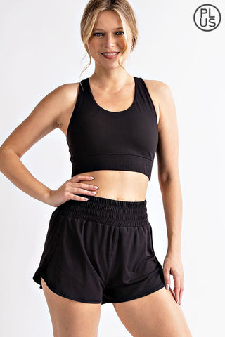 Plus Butter Fabric Track Shorts