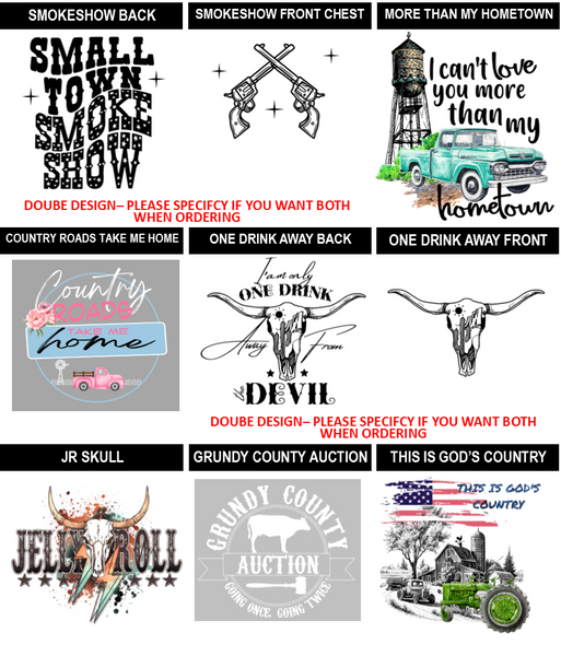 Concert & Song Create-Your-Own Tank Top