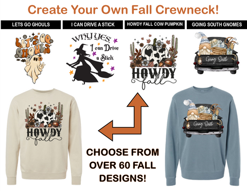 Create-Your-Own Fall Crewneck