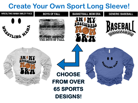 Baseball Long Sleeve Create-Your-Own