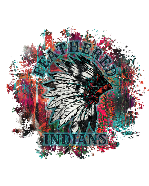 Feathered Indians Print