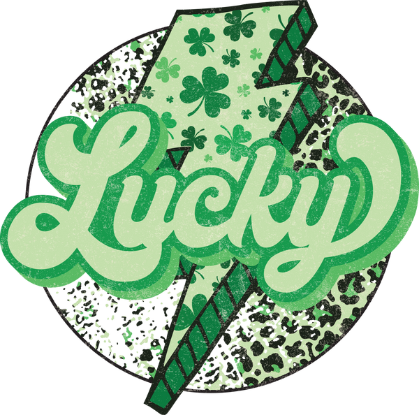 Lucky Lightning Bolt Print