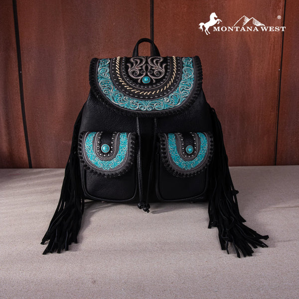 Montana West Embroidered Collection Backpack