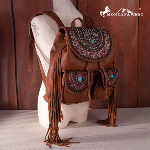 Montana West Embroidered Collection Backpack
