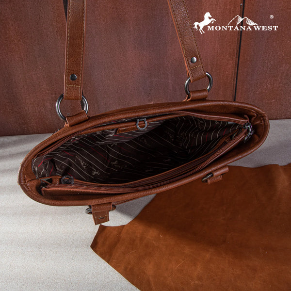 Montana West Concho Collection Concealed Carry Tote