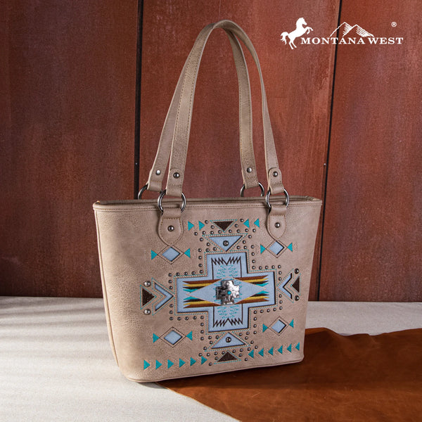 Montana West Concho Collection Concealed Carry Tote