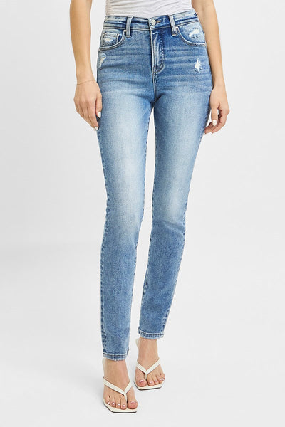 PLUS Risen Tummy Control High Rise Skinny Jeans