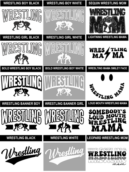 Wrestling Tee Create-Your-Own