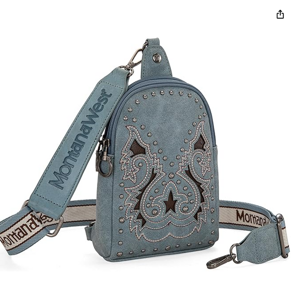 Montana West Embroidered Cut-Out Sling Bag