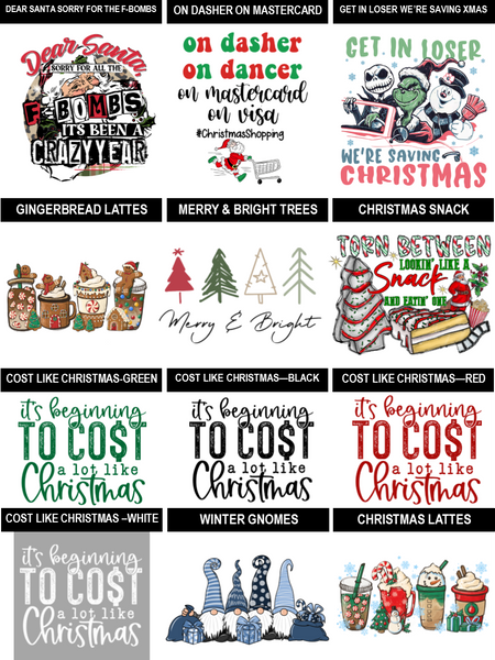 Create-Your-Own Winter/Christmas Tee