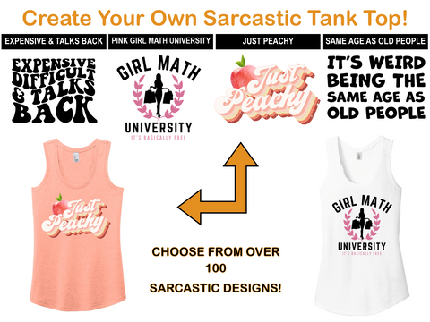 Create-Your-Own Sarcasm Tank Top