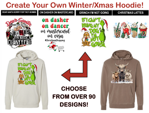 Create-Your-Own Winter/Christmas Hoodie