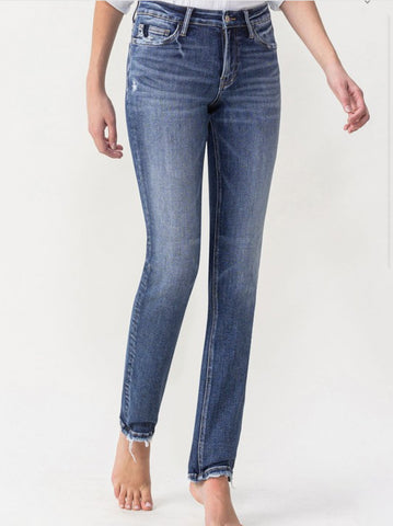 Lovervet Pleasantly Mid Rise Straight Jeans