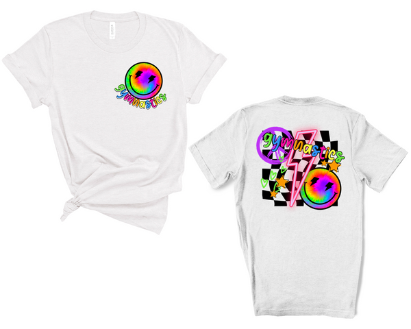 Neon Gymnastics Print