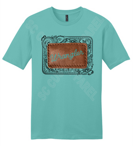 Tooled Paisley Western Patch Tee