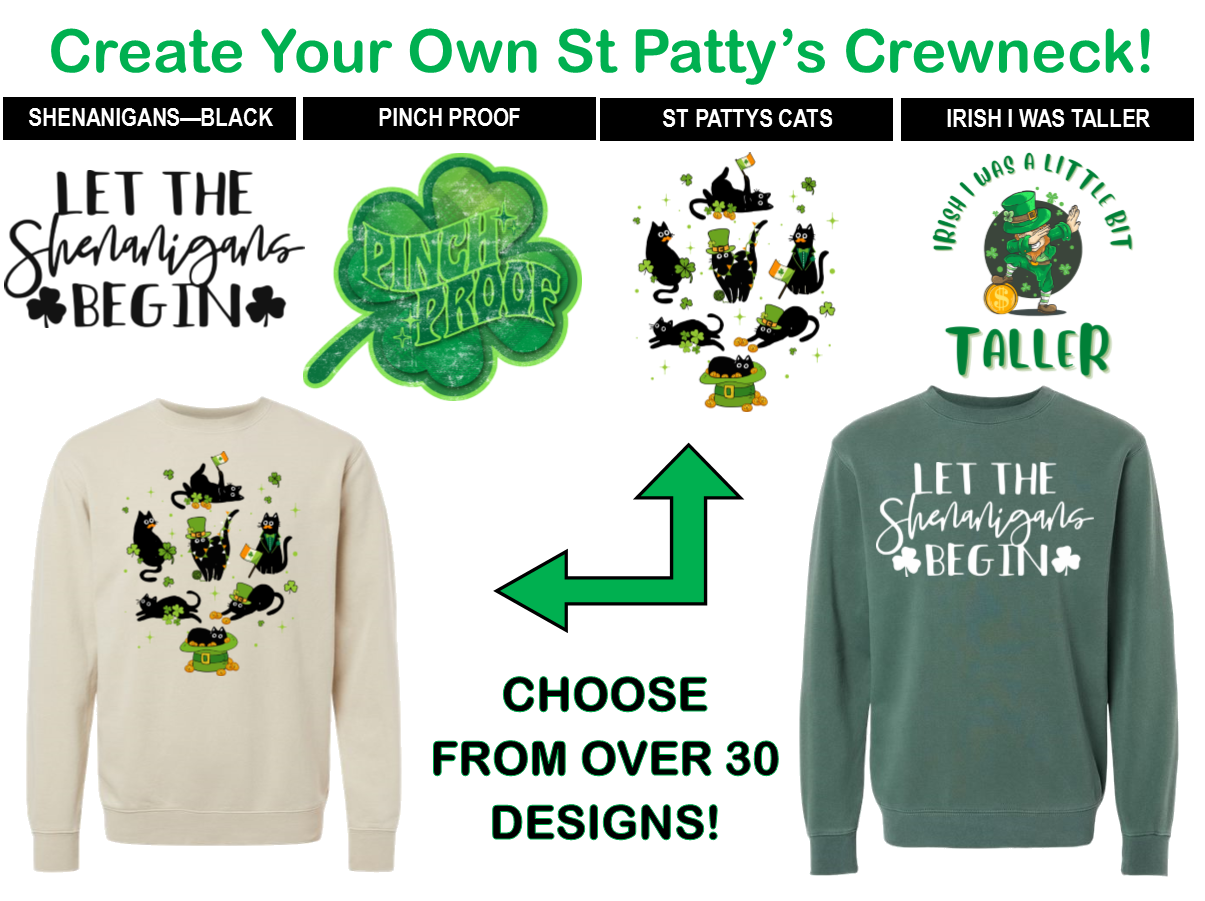 Create-Your-Own St. Patrick's Day Crew
