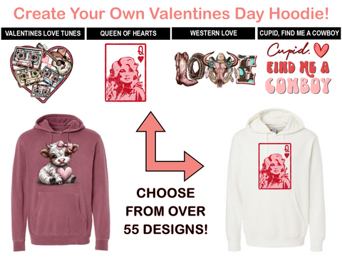 Create-Your-Own Valentines Day Hoodie