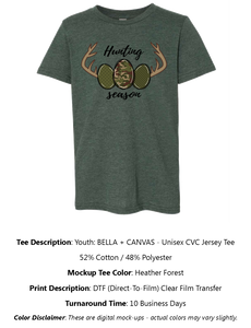 Easter Hunting Season Youth T-Shirt Pack