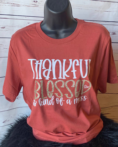 Blessed Mess, Brick Softstyle Tee