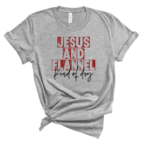 Jesus and Flannel Print