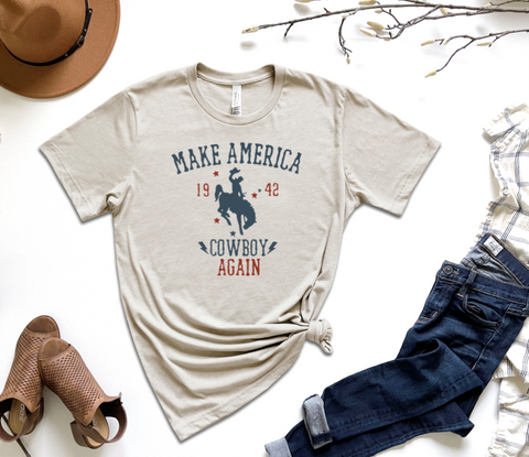 Make America Cowboy Again Print