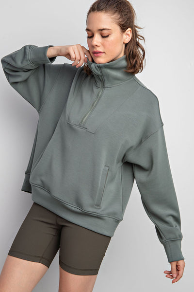 Rae Mode Modal 1/4 Zip Crew