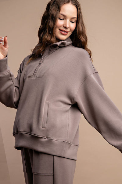 Rae Mode Modal 1/4 Zip Crew