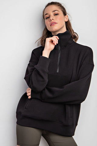 Rae Mode Modal 1/4 Zip Crew