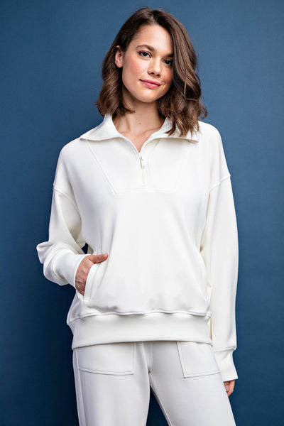 Rae Mode Modal 1/4 Zip Crew