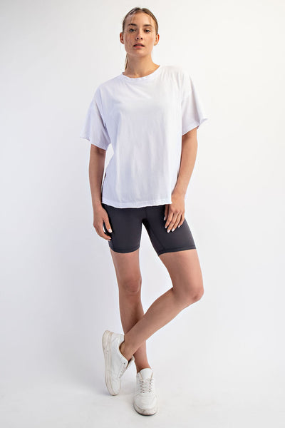 Pigment Washed Cotton Tee