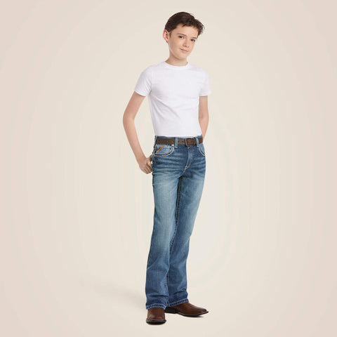 Boys Ariat B4 Relaxed Coltrane Boot Cut Jean
