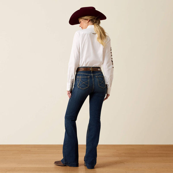 Ariat Women's High Rise Ella Rascal Slim Trouser Jeans