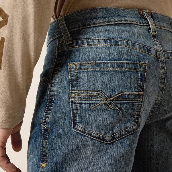 Men's Ariat M4 Rise Stretch Stockton Stackable Straight Leg Jeans