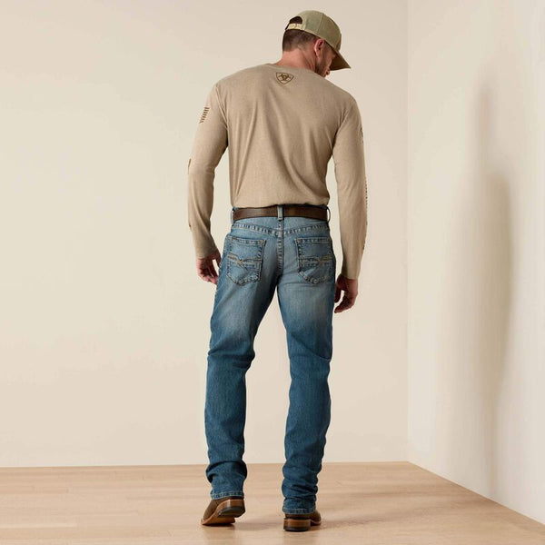 Men's Ariat M4 Rise Stretch Stockton Stackable Straight Leg Jeans