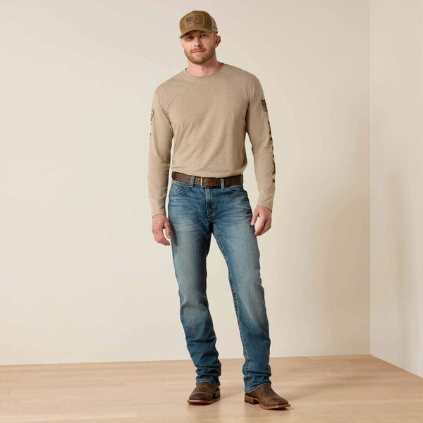 Men's Ariat M4 Rise Stretch Stockton Stackable Straight Leg Jeans