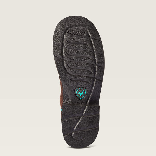 Girl's Ariat Fatbaby Cowgirl Royal/Chocolate Western Boot