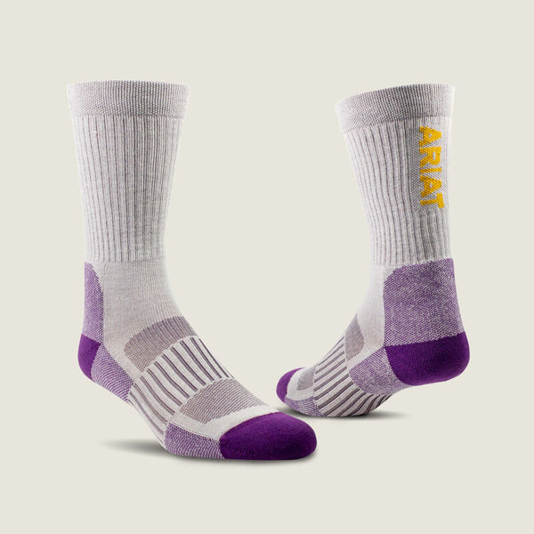 Ariat Women's Tek Series High Performance Crew Socks 2 Pk