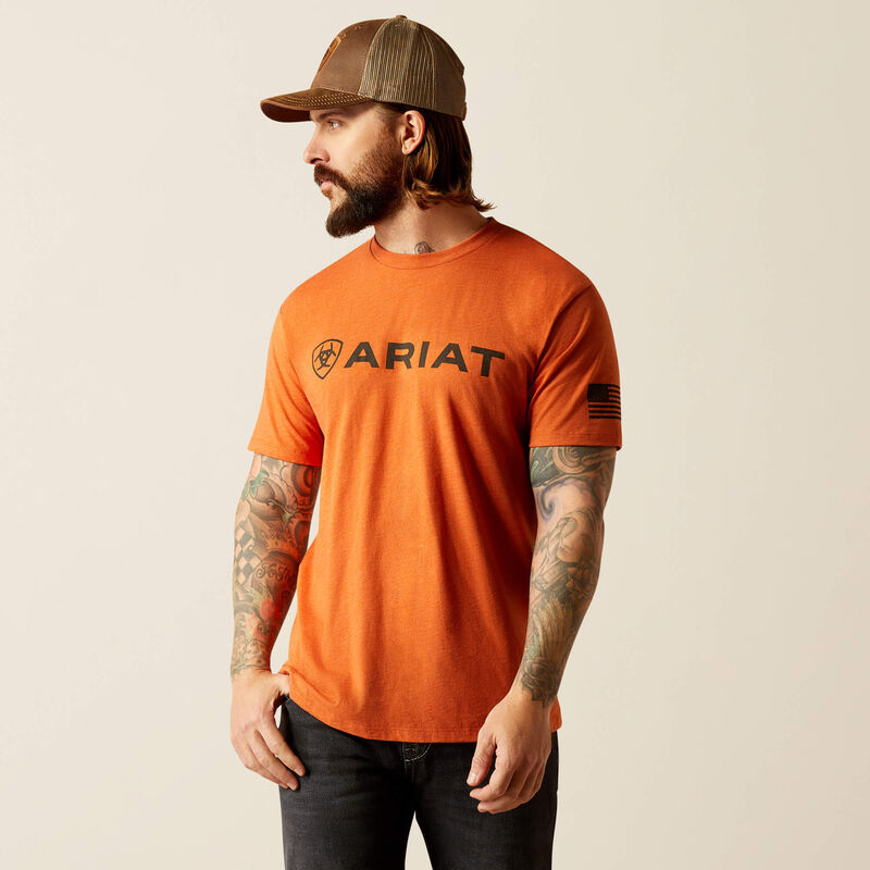 Ariat Men's Shield Flag Tee