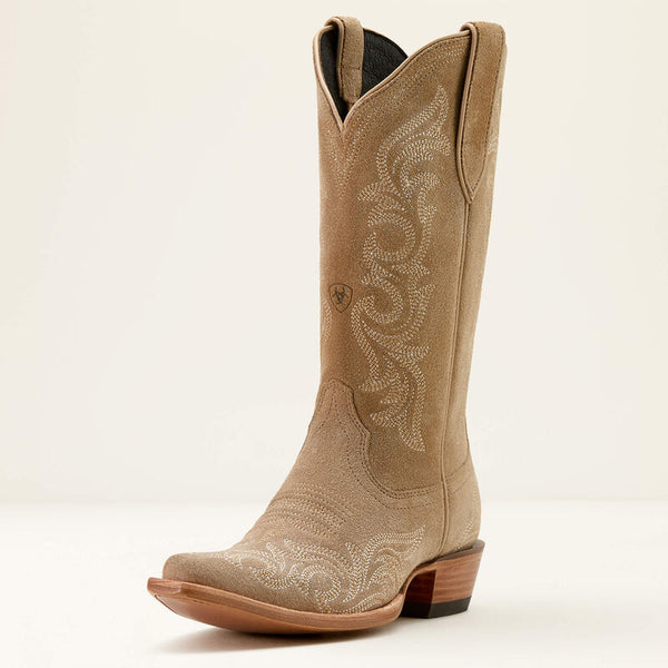 Ariat Truly Taupe Suede Hazen Western Boot