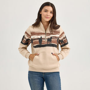 Wrangler Retro® Western Vintage Sweater - Cream