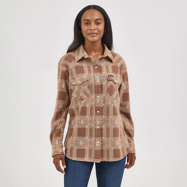 Ladies Wrangler Retro® Americana Unlined Boyfriend Shacket