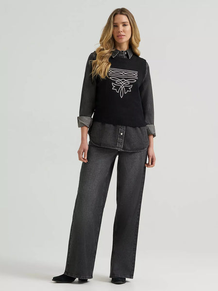 Women’s Wrangler Western Stitch Sweater Vest