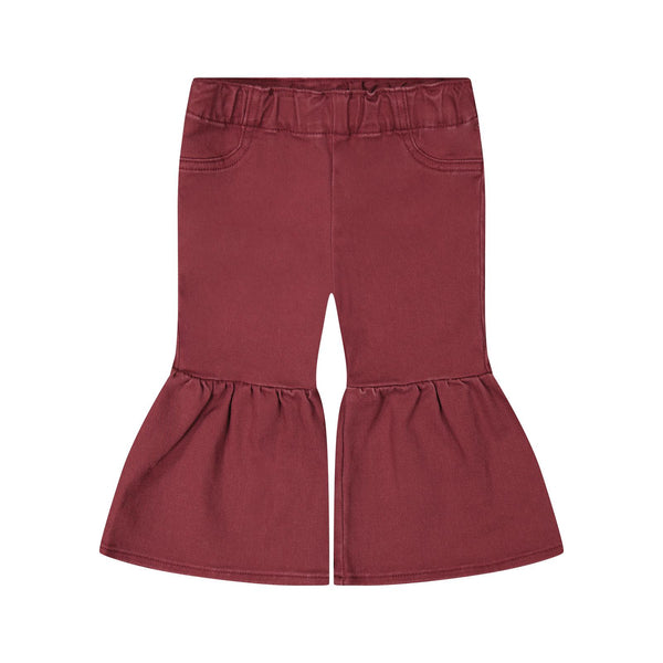 Wrangler Baby Girl Burgundy Flare Denim
