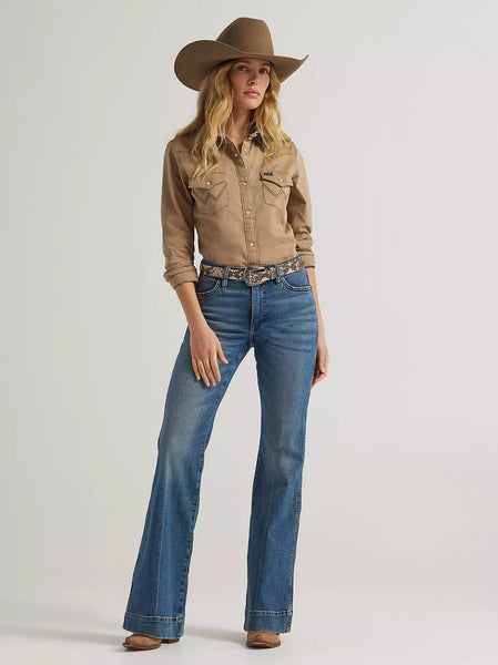 Women's Wrangler Retro® Bailey High Rise Trouser Jean