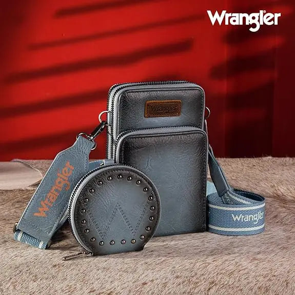 Women's Wrangler Crossbody Cell Phone Purse with Coin Pouch