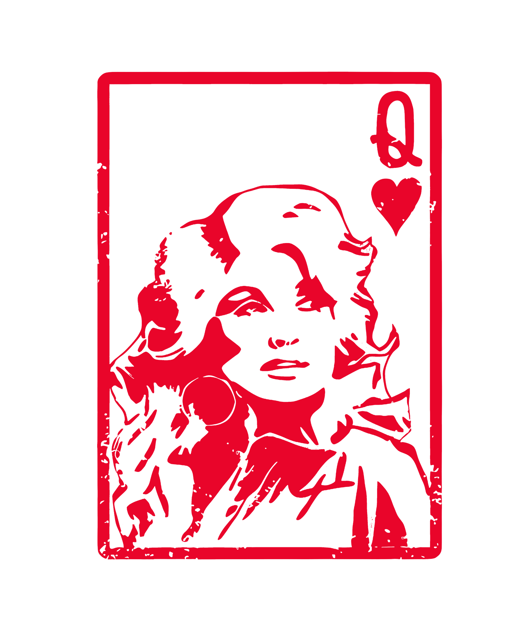 Queen Of Hearts Print