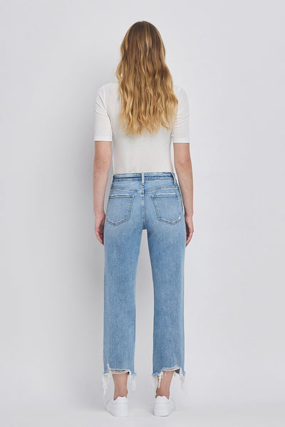 Vervet High Rise Straight Crop Jeans