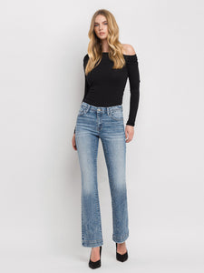 Vervet Mid Rise Seamless Waist Bootcut Denim