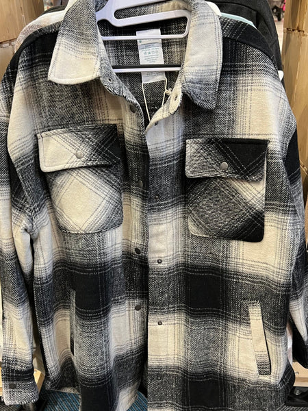 Fleece Plaid Shacket